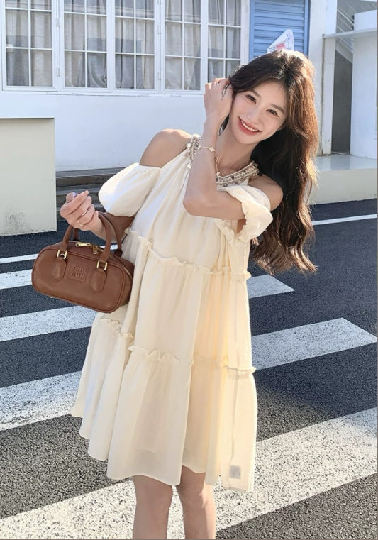 アイボリーテンセルスカート