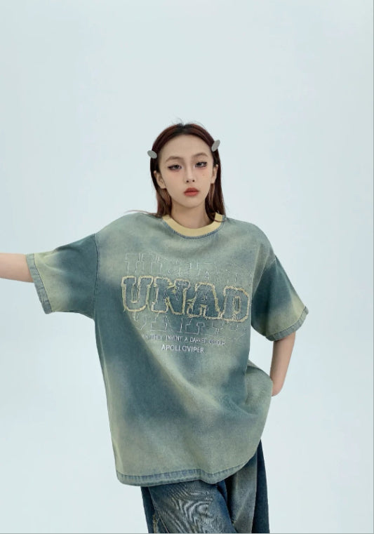 ヴィンテージ風タイダイTシャツ