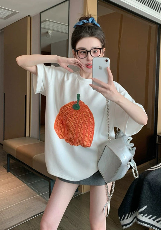 パンプキンモチーフTシャツ